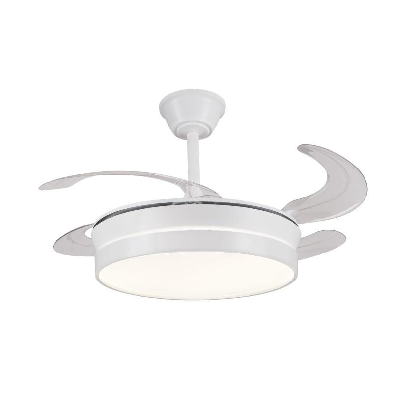 VENTILADOR DE TECHO RETRACTIL FIONA-S BLANCO 