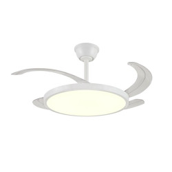 VENTILADOR DE TECHO RETRACTIL MELODY-L BLANCO 