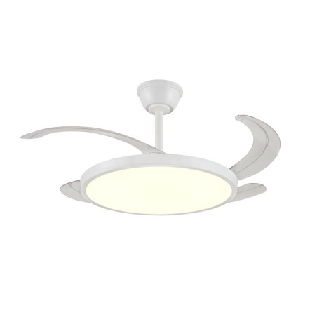 VENTILADOR DE TECHO RETRACTIL MELODY-L BLANCO 