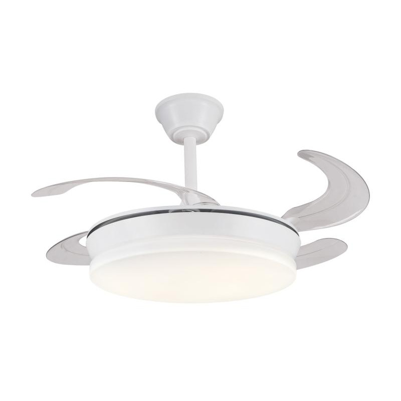 VENTILADOR DE TECHO RETRACTIL CHLOE-L BLANCO 30W 