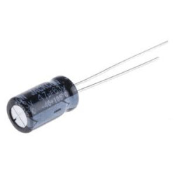 CONDENSADOR ELECTROLITICO RADIAL 47µF 63V 105º