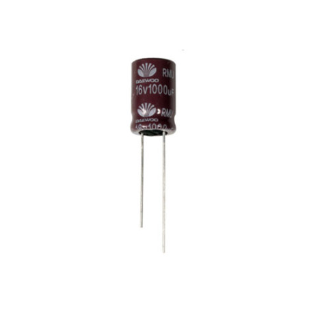 CONDENSADOR 1000/16V 105º ELECTR  10 UNIDADES