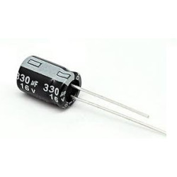CONDENSADOR 330MF 16V 105º ELECTROLITICO