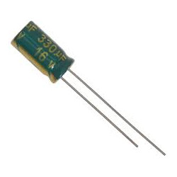 CONDENSADOR 330MF 16V 105º ELECTROLITICO