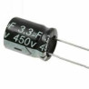 CONDENSADOR ELEC  3 3 MF 450 V 10 UNIDADES