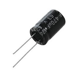 CONDENSADOR 470MF 63V 10 UNIDADES