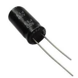 CONDENSADOR 6 8 MF 450 V 10X20  105º 10 UNIDADES