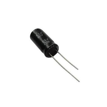 CONDENSADOR 6 8 MF 450 V 10X20  105º 10 UNIDADES