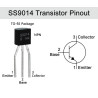 TRANSISTOR S9014 NPN ENCAPSULADO TO92 10 UNIDADES