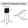 TRANSISTOR S9015 PNP ENCAPSULADO TO92 10 UNIDADES