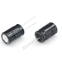CONDENSADOR ELECTROLITICO  220MF 100V  5 UNIDADES