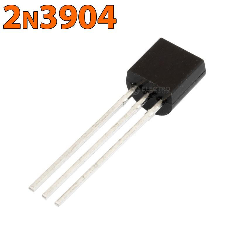 TRANSISTOR 2N3904 NPN ENCAPSULADO TO92 10 UNI 