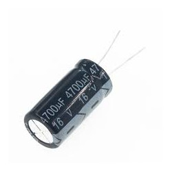 CONDENSADOR 4700/16 V 105º ELECT PACK 10 UNIDADES
