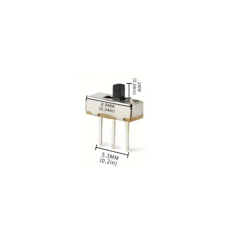 CONMUTADOR DESLIZANTE 2MM PACK DE 10 UNIDADES