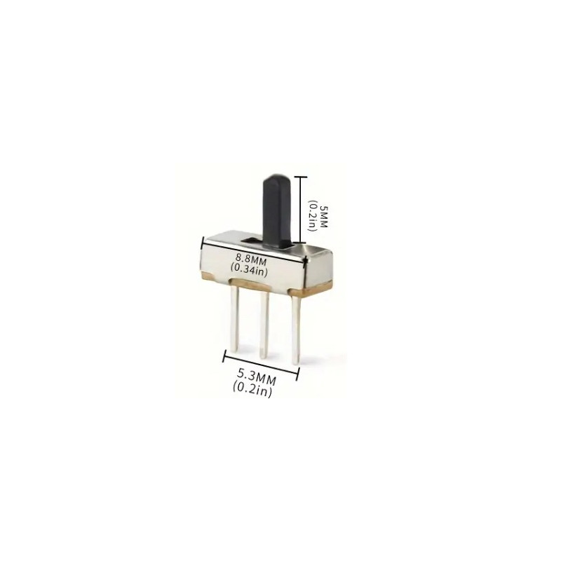 CONMUTADOR DESLIZANTE 5MM 10 UNIDADES