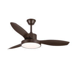 VENTILADOR DE TECHO CELESTE-XL MARRON 45W 3 ASPAS