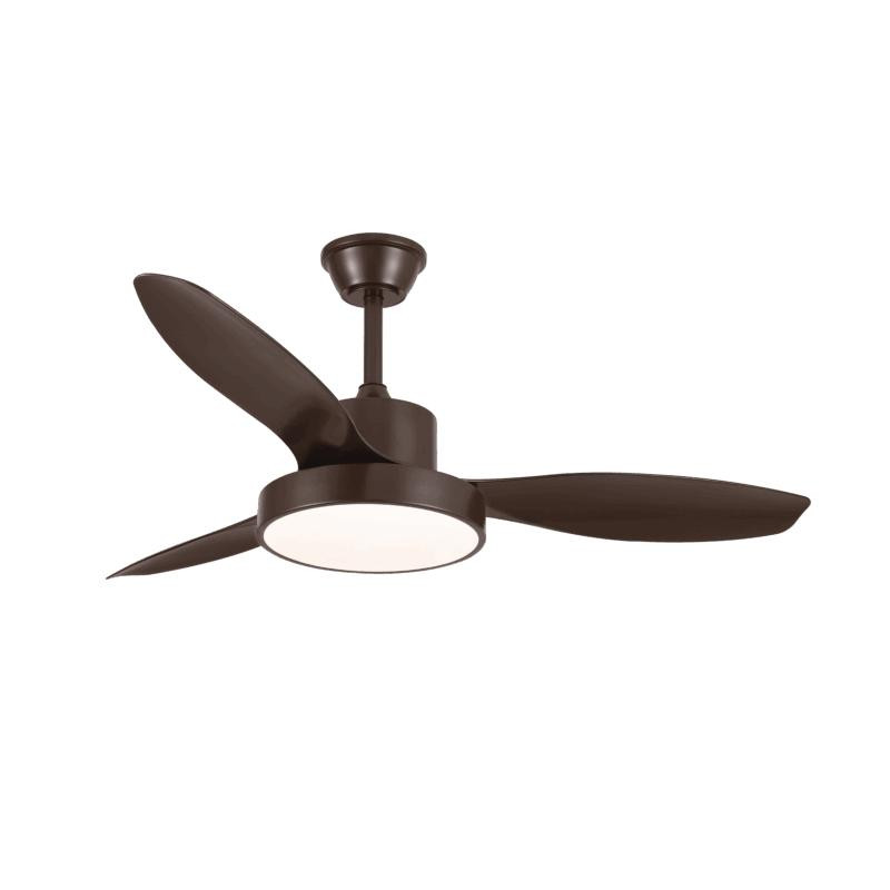 VENTILADOR DE TECHO CELESTE-XL MARRON 45W 3 ASPAS