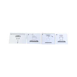 BASE PARA VENTILADOR DE TECHO BLANCA