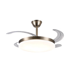 VENTILADOR DE TECHO RETRACTIL CHLOE-L CUERO 30W