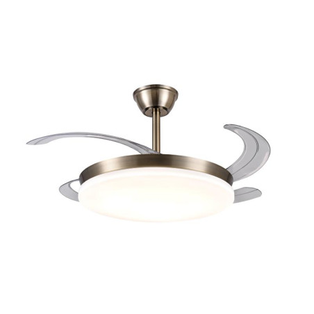 VENTILADOR DE TECHO RETRACTIL CHLOE-L CUERO 30W