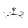 VENTILADOR DE TECHO RETRACTIL CHLOE-L CUERO 30W
