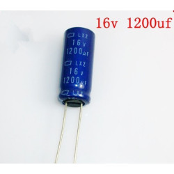 CONDENSADOR ELECTROLITICO 1200 MF 16V 10 UNIDADES