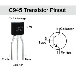 TRANSISTOR 2SC945 NPN ENCAPSULADO TO92 10 UNIDADES