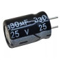 CONDENSADOR 330/25 V 105º PACK 5 UNIDADES
