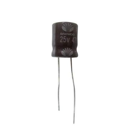 CONDENSADOR ELECTROLITICO 470µF 25V 105º 10 UNIDAD