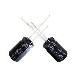CONDENSADOR 680MF 25V 105º PACK 10 UNIDADES
