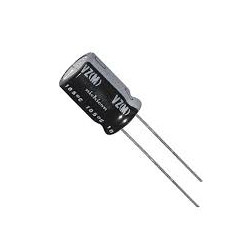 CONDENSADOR ELECTROLIT  820µF 25V 105º 10 UNIDADES