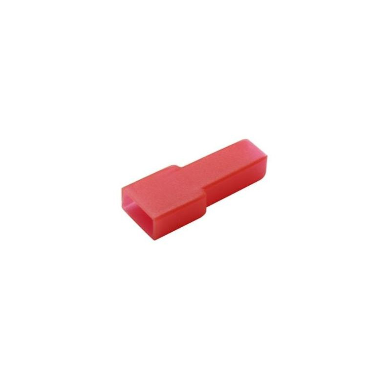 FUNDA FASTON HEMBRA 6 35mm ROJA BOLSA 10 UNIDADES