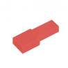 FUNDA FASTON HEMBRA 6 35mm ROJA BOLSA 10 UNIDADES