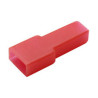 FUNDA FASTON HEMBRA 6 35mm ROJA BOLSA 10 UNIDADES