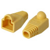PROTECTOR GOMA CONECTOR RJ45 AMARILLO 10 UNIDADES
