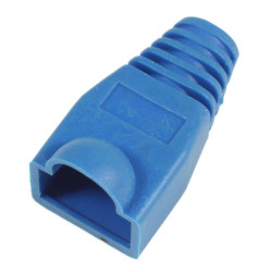 PROTECTOR GOMA CONECTOR RJ45 AZUL 10 UNIDADES