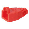 PROTECTOR GOMA PARA CONECTOR RJ45 ROJO 10 UNIDADES