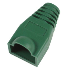 PROTECTOR GOMA CONECTOR RJ45 VERDE 10 UNIDADES
