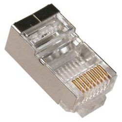 CONECTOR RJ45 MACHO CAT 6 FTP  10 UNIDADES