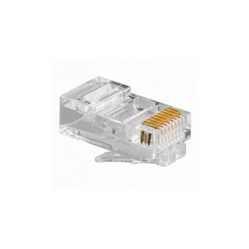 CONECTOR RJ45 UTP CAT 5 8P8C PACK DE 10 UNIDADES