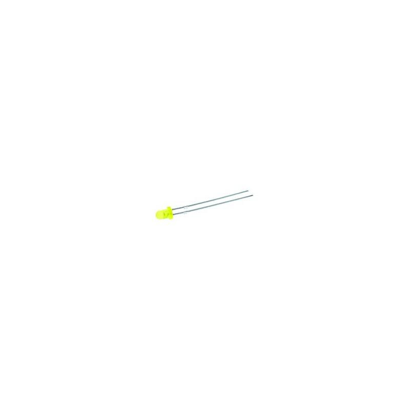 DIODO LED 3MM 3V AMARILLO PACK 10 UNIDADES