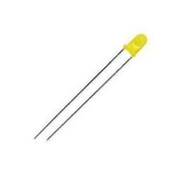 DIODO LED 3MM 3V AMARILLO PACK 10 UNIDADES