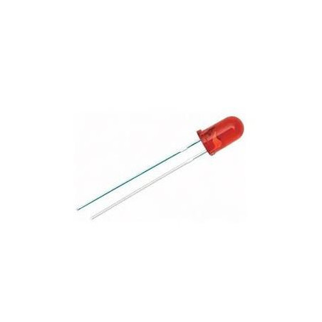 DIODO LED 3MM 3V ROJO PACK DE 10 UNIDADES