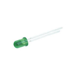 DIODO LED 3MM 3V VERDE PACK 10 UNIDADES