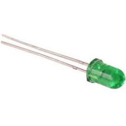 DIODO LED 3MM 3V VERDE PACK 10 UNIDADES