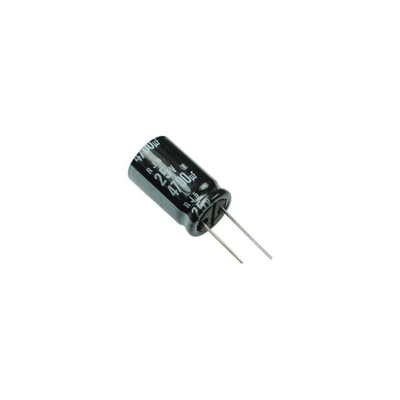 CONDENSADOR 4700 MF 25 V 105º ELECT  5 UNIDADES