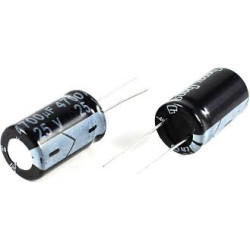 CONDENSADOR 4700 MF 25 V 105º ELECT  5 UNIDADES