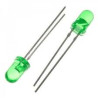 DIODO LED 5MM 3V VERDE PACK DE 10 UNIDADES
