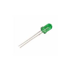 DIODO LED 5MM 3V VERDE PACK DE 10 UNIDADES