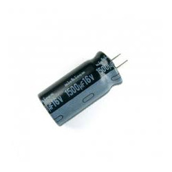 CONDENSADOR ELEC  1500 µF 16V 105º 10 UNIDADES